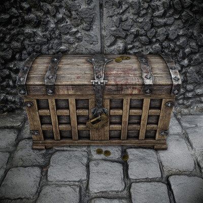 Old wooden chest