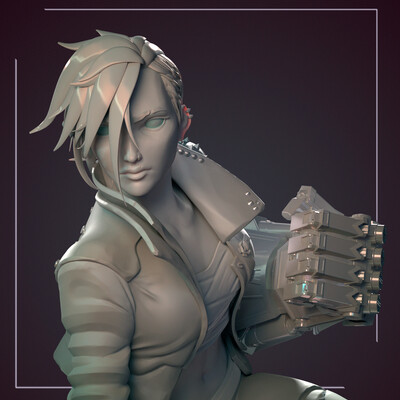 Arcane Brawler Vi Statue_FanArt