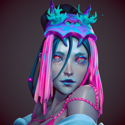 Neon-Sea Witch