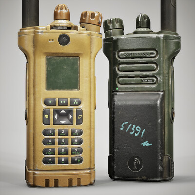 Combat Radio (Motorola SRX 2200) Game Model