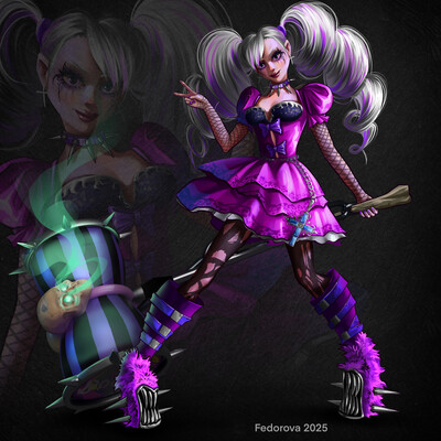 the concept of a Gothic girl character