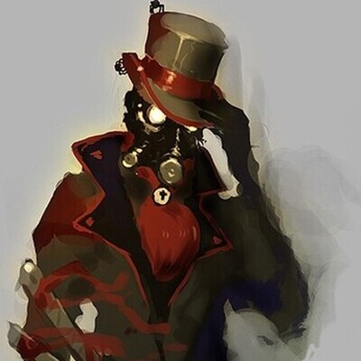 Steampunk character