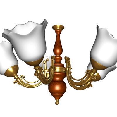 Lampa v gostinnoy...