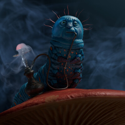 Blue Caterpillar