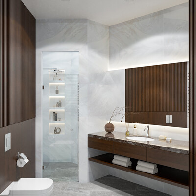 Bathroom in a modern style