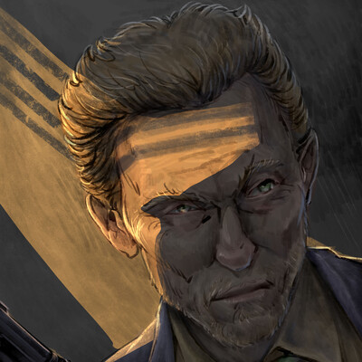 Noir detective Lucky