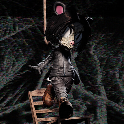 Semi-Dead Opossum selfsculpt