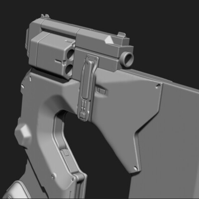 Sci-fi Axe Concept Art
