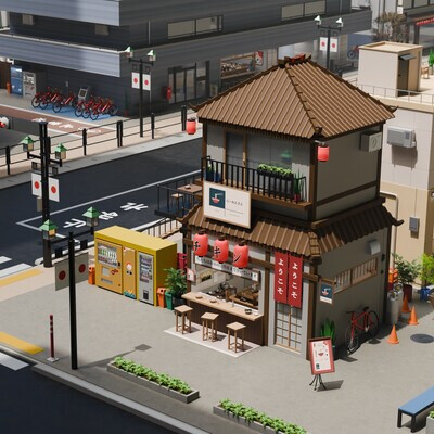 Ramen! Stylized Japan.