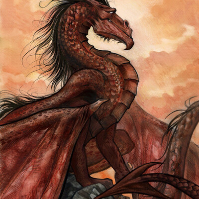 The dragon on the mountain