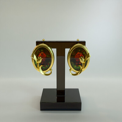 tulip earrings