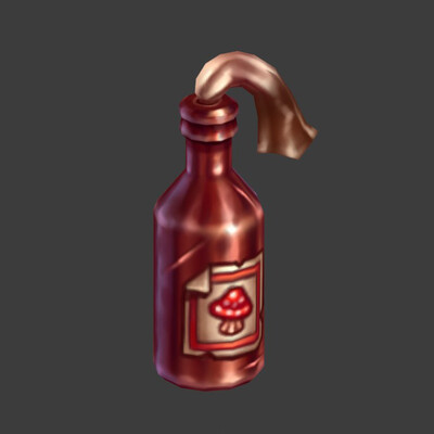 Hand-Painted Fire Bomb