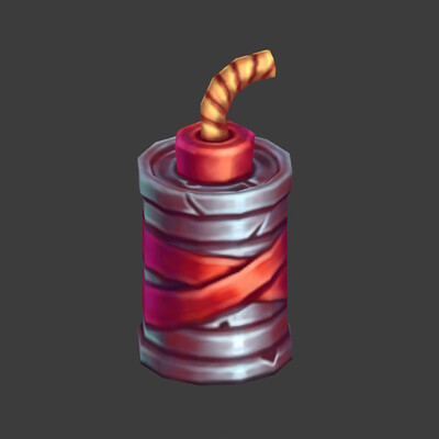 Hand-Painted Can Bomb