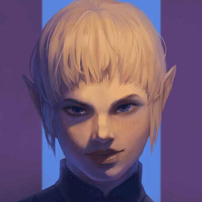 Aleshchenko Maria / course "Digital Portrait"