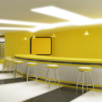 Yeiiow cafe
