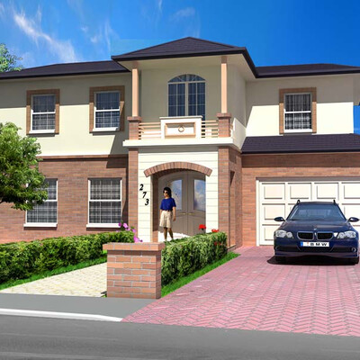 Suburban house