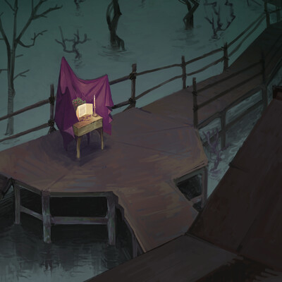 Altar on a marsh