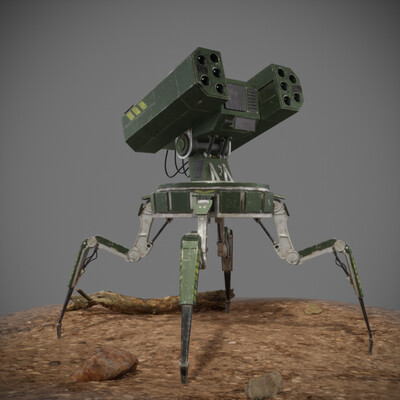 Combat turret