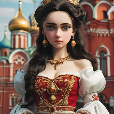 Just a picture, in a pseudo-Russian style.