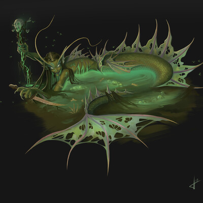 Plague. Mermaid of the Apocalypse