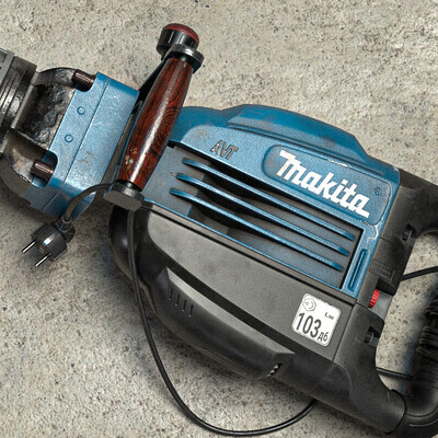 Jackhammer «Makita». Old-style.