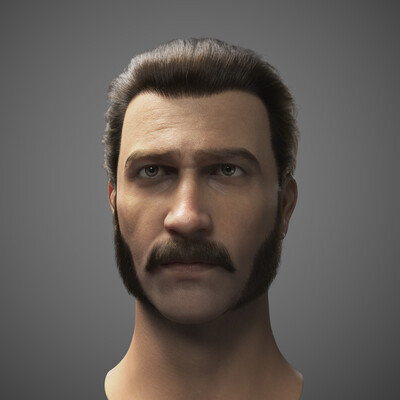 Realistic Male Portrait | 3D Character Practice