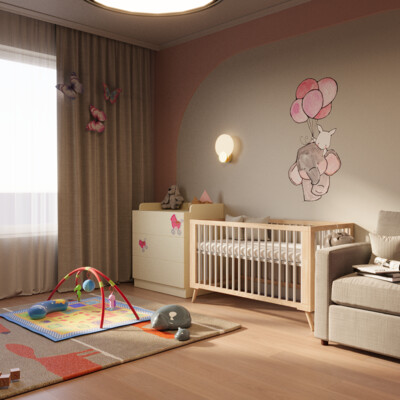 Children's room in 3Ds MAX