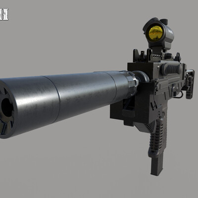 Uzi minigun