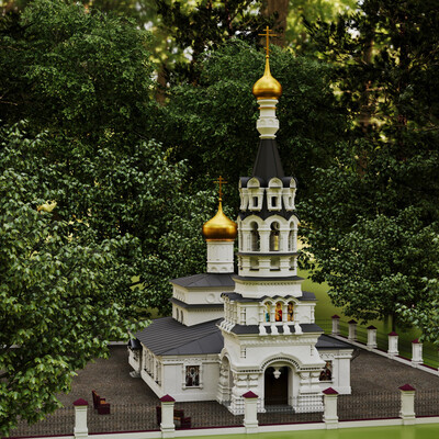 Ilinskiy temple Moscow.600 years old