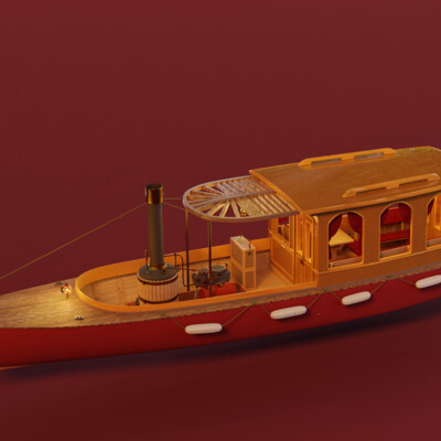 river steam tram