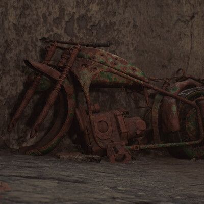 Destroyed Bike