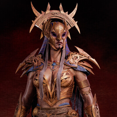 Neferu – Tomb Keeper of Ra Real-Time Game Character