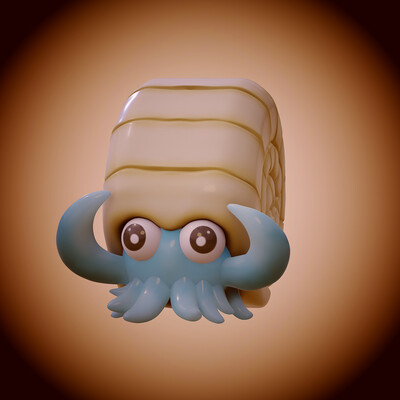 Omanyte – Cute 3D Practice