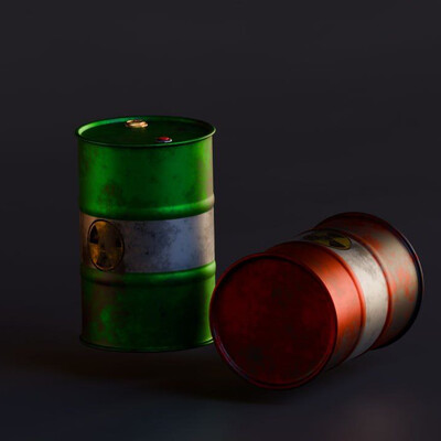 barrels of chemicals