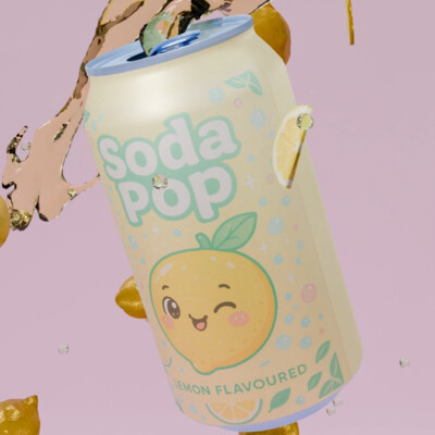 Soda Pop Product Animation
