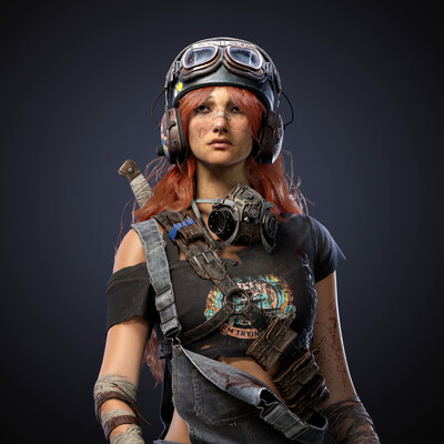 Chainsaw Girl – Unreal Engine 5 Real-Time Character
