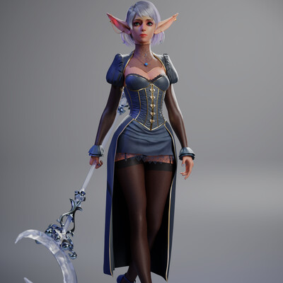 Elf wizard w.i.p