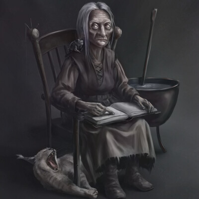 Old blind witch