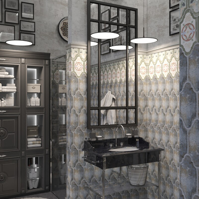 3D visualization of the bathroom