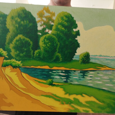 Island off the coast