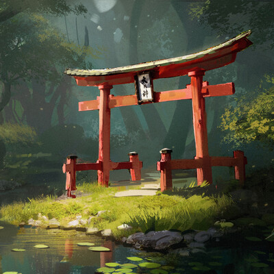 Adzharturk Anastasia / course "Environment Concept Art"