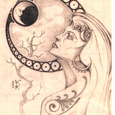 You is my moon...my melancholy