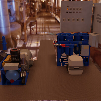 2TE25K Train internal elements