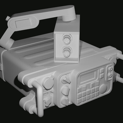 3D modeling practice - Military radio