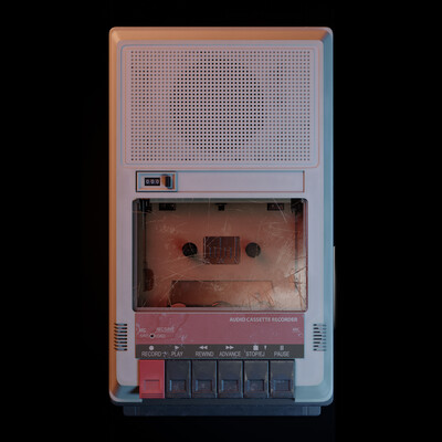 Shoebox Cassette Recorder