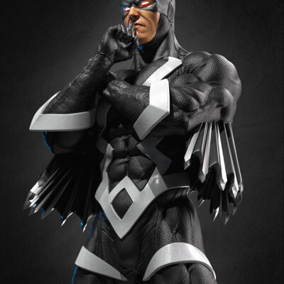 Black Bolt 3D Print Model