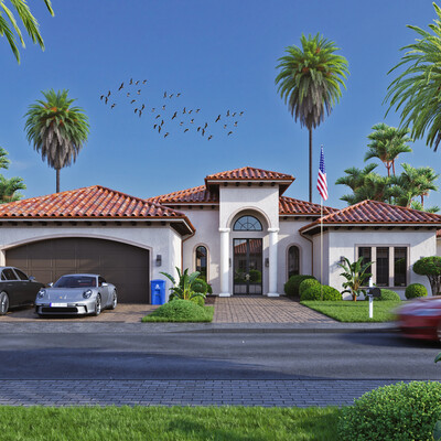 House in Florida. USA