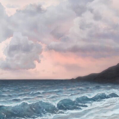 Sea sunset