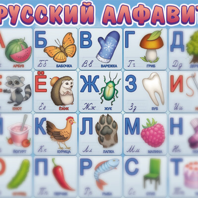 Linguistic posters for children