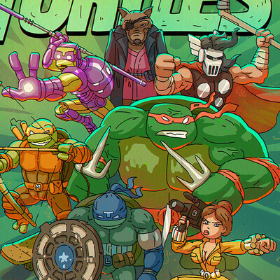 Avengers-style Ninja Turtles